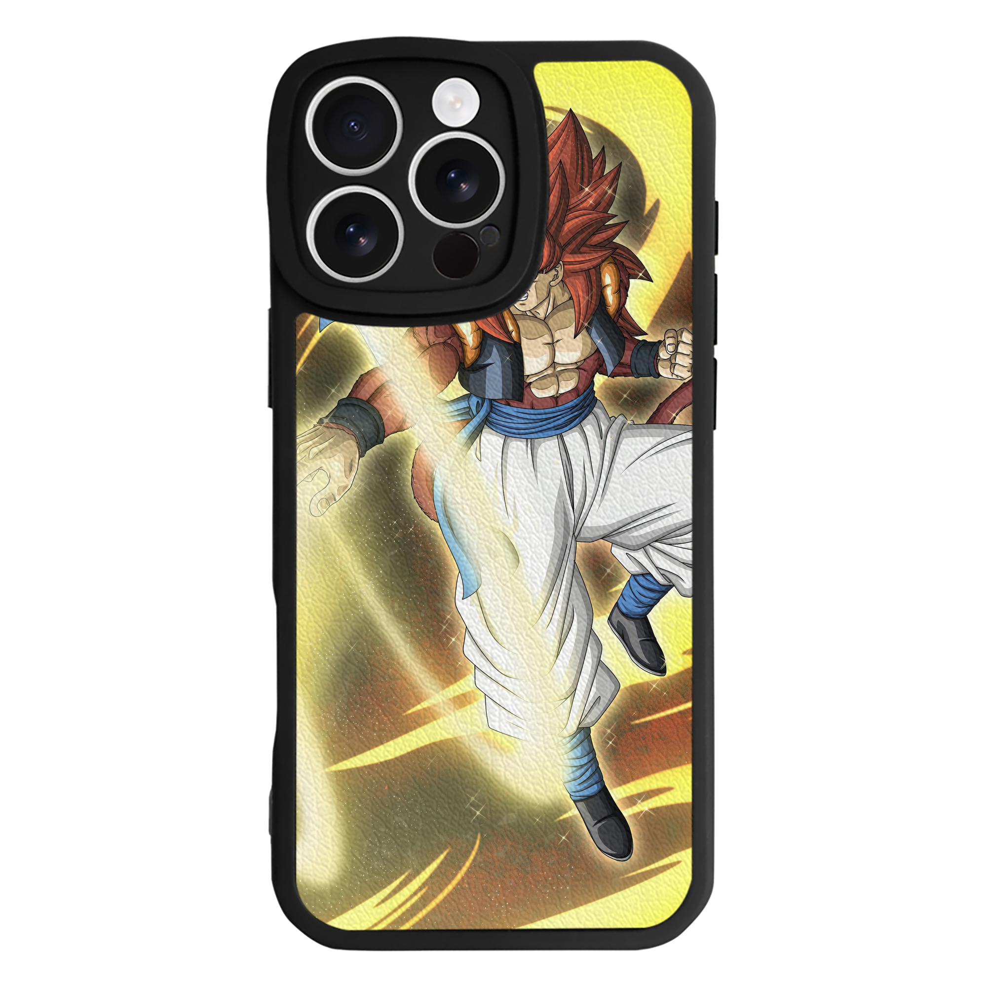 （画像用） ドラゴンボール DRAGON BALL 【iPhone 16シリーズ対応】シリコンスマホケース（レザー調） 材質：シリコン